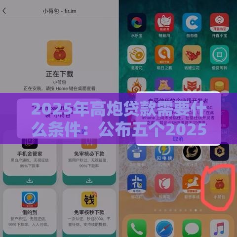 2025年高炮贷款需要什么条件：公布五个2025热门新口子30天期限的网贷