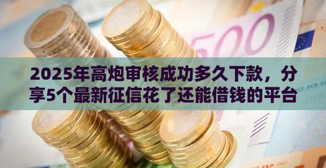 2025年高炮审核成功多久下款，分享5个最新征信花了还能借钱的平台