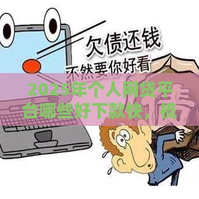2025年个人网贷平台哪些好下款快，梳理五个最新贷款下款快的平台