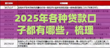 2025年各种贷款口子都有哪些,梳理5个最新2025年高炮口子秒下款 2025年各种贷款口子都有哪些,梳理5个最新2025年高炮口子秒下款