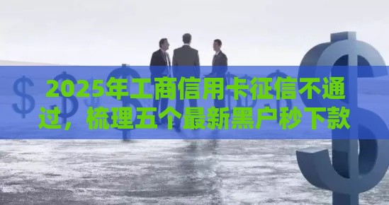 2025年工商信用卡征信不通过，梳理五个最新黑户秒下款的高炮口子
