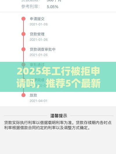 2025年工行被拒申请吗，推荐5个最新广州贷款平台