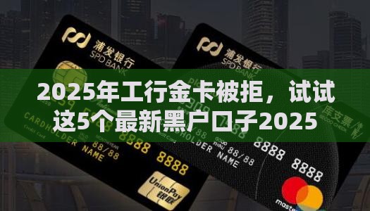 2025年工行金卡被拒，试试这5个最新黑户口子2025