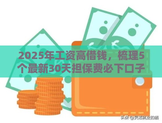 2025年工资高借钱，梳理5个最新30天担保费必下口子2025