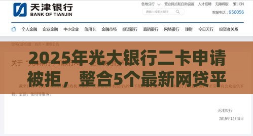 2025年光大银行二卡申请被拒，整合5个最新网贷平台黑名单