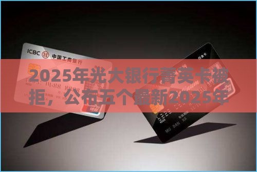 2025年光大银行菁英卡被拒，公布五个最新2025年黑户可以下款的口子