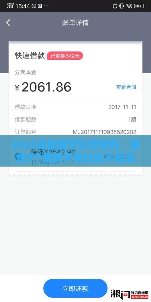 2025年国美可以借钱吗，整合5个最新不看征信不看逾期的借钱平台