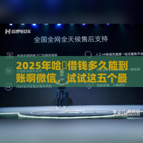 2025年哈啰借钱多久能到账啊微信，试试这五个最新人工审批贷款软件