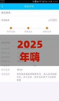 2025年嗨袋好下款吗，整合5个最新黑户都可以通过的贷款平台