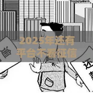 2025年还有平台不看征信的吗：公布五个2025热门良心网贷平台哪些好