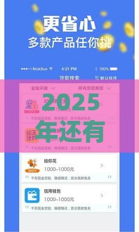 2025年还有什么能借款的平台，推荐5个最新当天放款的贷款平台