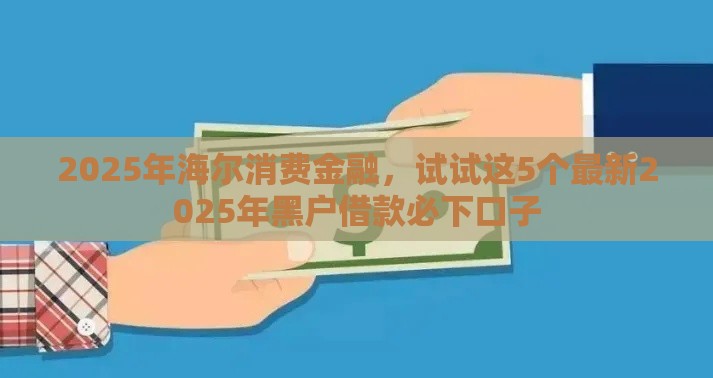 2025年海尔消费金融，试试这5个最新2025年黑户借款必下口子
