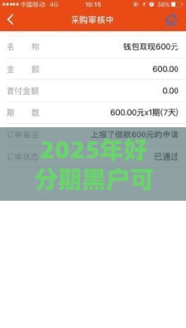 2025年好分期黑户可以下款吗，整合5个最新无需个人征信的借款平台