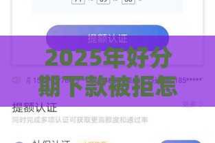 2025年好分期下款被拒怎么办,看看这五个最新口子贷款 2025年好分期下款被拒怎么办,看看这五个最新口子贷款