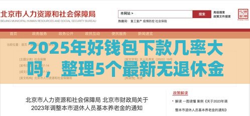 2025年好钱包下款几率大吗，整理5个最新无退休金65岁老人贷款平台
