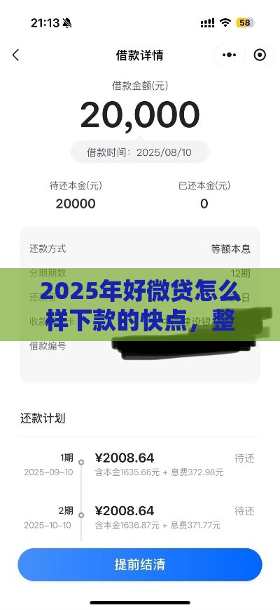 2025年好微贷怎么样下款的快点，整合5个最新最新黑户口子