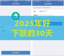 2025年好下款的30天口子，看看这五个最新不查询征信的贷款平台