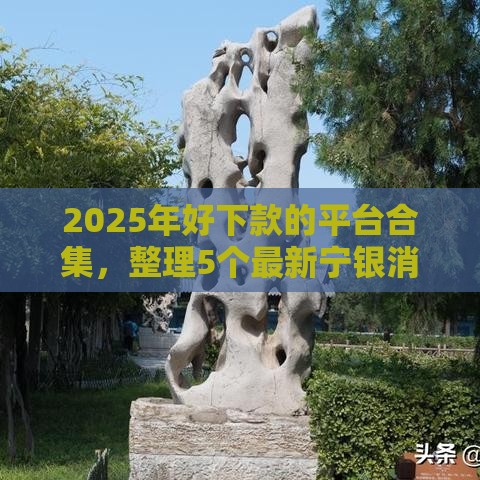 2025年好下款的平台合集，整理5个最新宁银消金是什么贷款平台