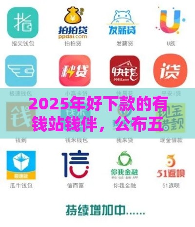 2025年好下款的有钱站钱伴，公布五个最新投诉贷款平台