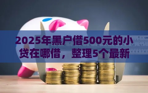 2025年黑户借500元的小贷在哪借，整理5个最新2025新口子不用审核的方法