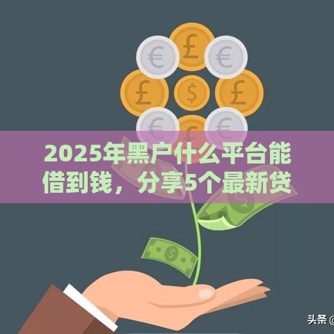 2025年黑户什么平台能借到钱，分享5个最新贷款平台额度高