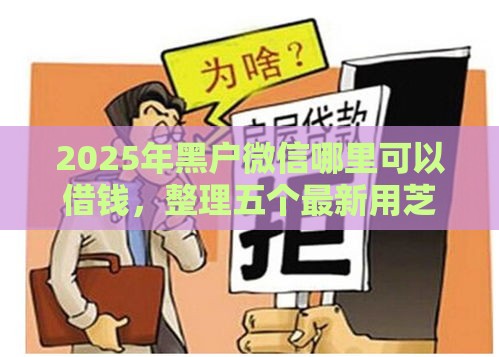 2025年黑户微信哪里可以借钱，整理五个最新用芝麻信用贷款的平台