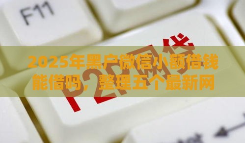 2025年黑户微信小额借钱能借吗，整理五个最新网贷平台比较容易通过