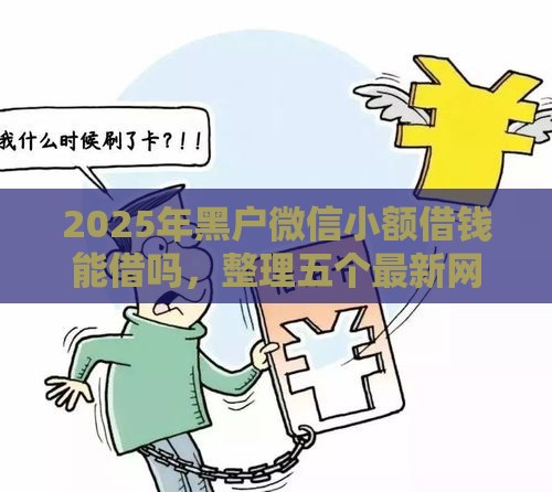 2025年黑户微信小额借钱能借吗，整理五个最新网贷平台比较容易通过