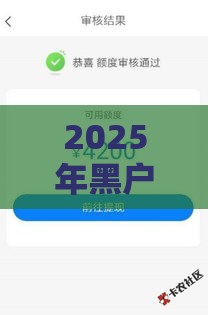 2025年黑户逾期贷款口子怎么样能下款呢，公布五个最新应急贷款平台