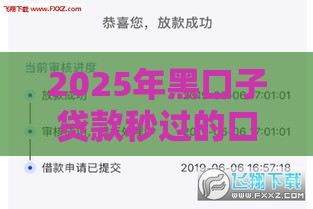 2025年黑口子贷款秒过的口子，推荐五个最新贷款平台最靠谱