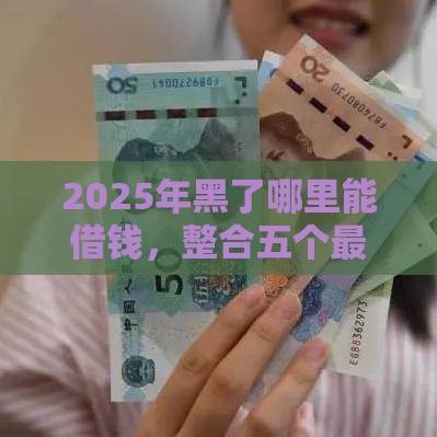 2025年黑了哪里能借钱，整合五个最新网贷网贷平台好借款