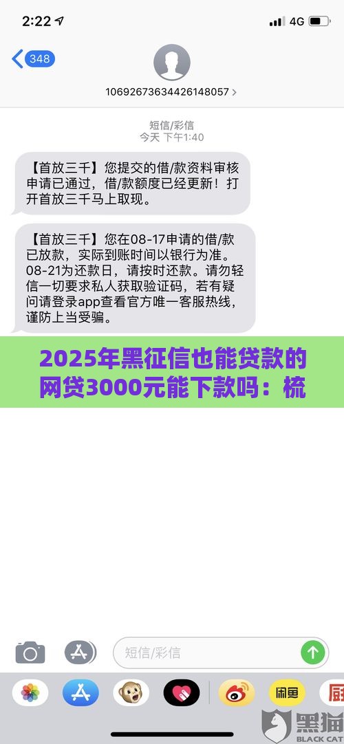 2025年黑征信也能贷款的网贷3000元能下款吗：梳理五个2025热门网贷查询平台