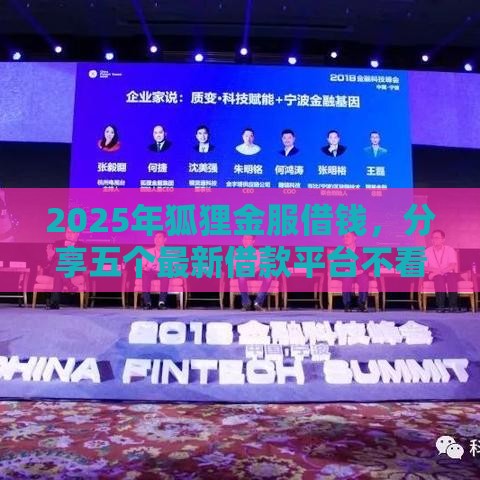 2025年狐狸金服借钱，分享五个最新借款平台不看征信容易通过