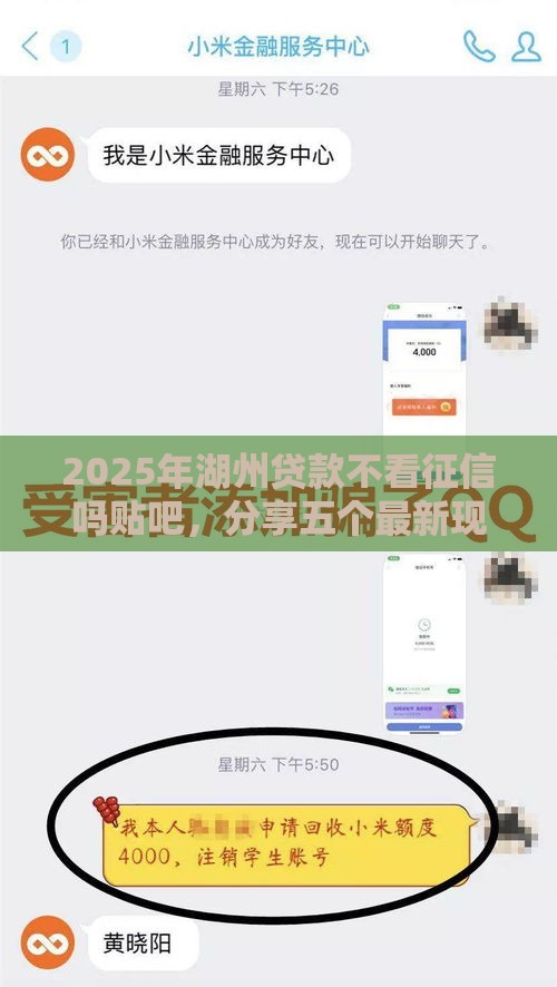 2025年湖州贷款不看征信吗贴吧，分享五个最新现在贷款平台好