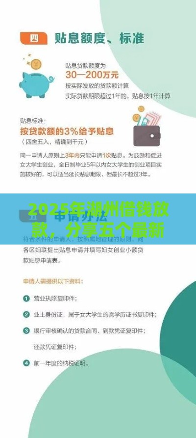 2025年湖州借钱放款，分享五个最新正规可靠的贷款平台