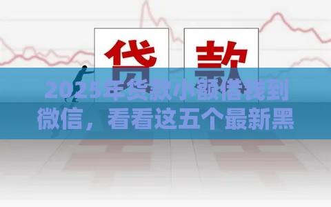 2025年货款小额借钱到微信，看看这五个最新黑户借款必下口子