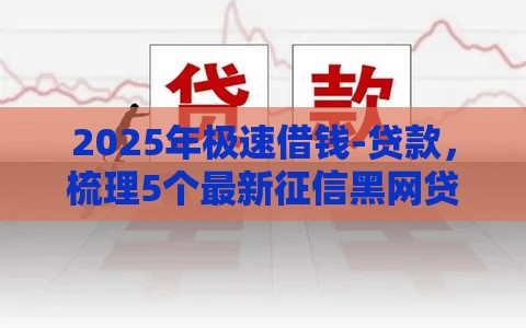2025年极速借钱-贷款，梳理5个最新征信黑网贷多查询多负债高能下款的口子