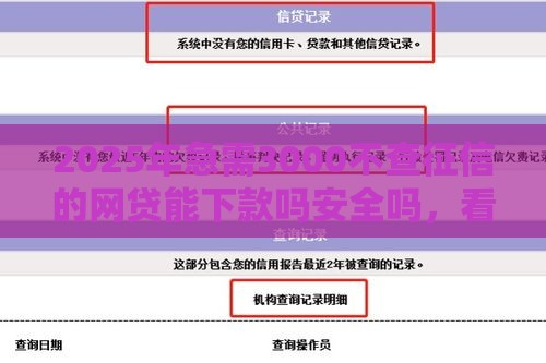 2025年急需3000不查征信的网贷能下款吗安全吗，看看这5个最新黑户有逾期也能必过的口子
