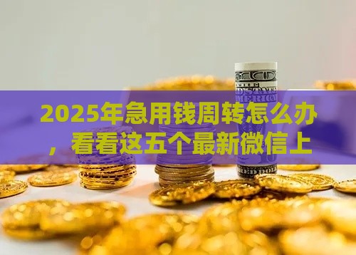2025年急用钱周转怎么办，看看这五个最新微信上有什么贷款平台