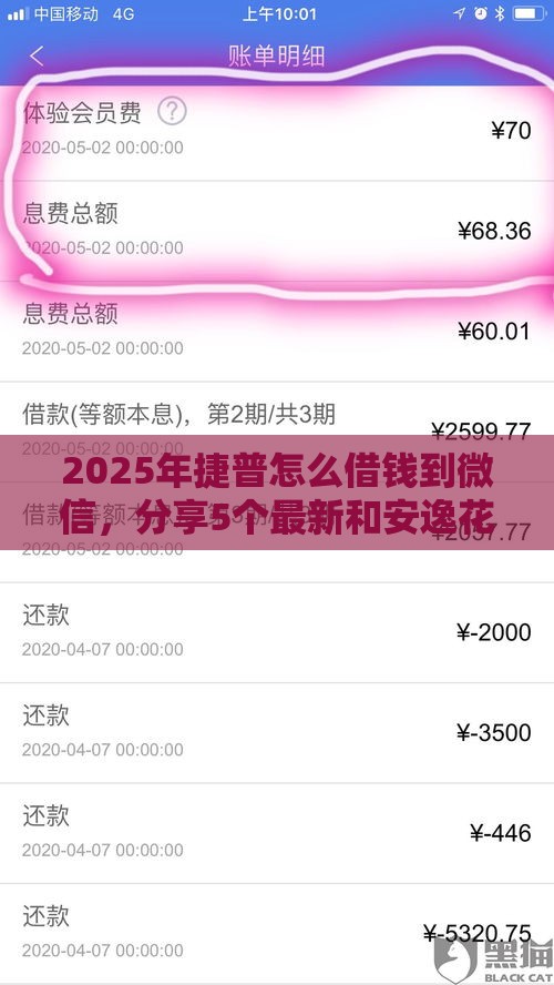 2025年捷普怎么借钱到微信，分享5个最新和安逸花一样好下款的平台