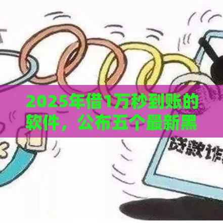 2025年借1万秒到账的软件，公布五个最新黑户下款平台