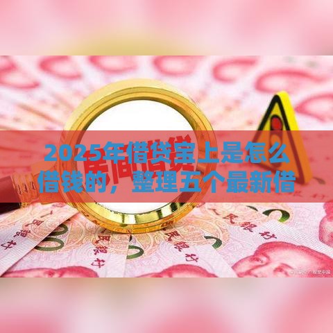 2025年借贷宝上是怎么借钱的，整理五个最新借钱平台的利率低