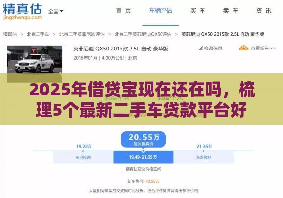 2025年借贷宝现在还在吗，梳理5个最新二手车贷款平台好