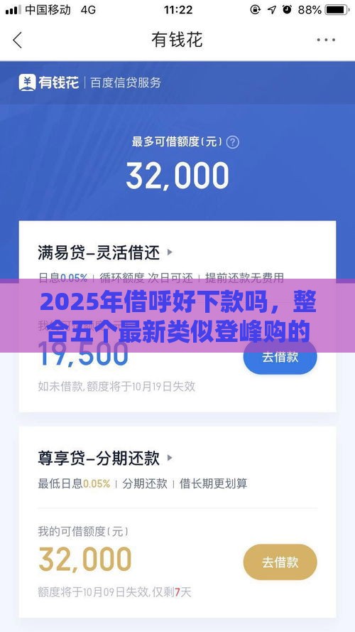 2025年晚上审核下款的网贷有哪些，试试这5个最新网贷下款口子