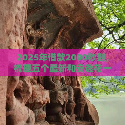 2025年借款2000秒到，梳理五个最新和安逸花一样好下款的平台