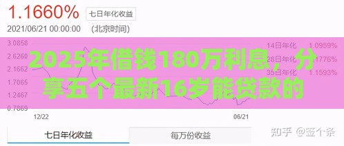 2025年借钱180万利息，分享五个最新16岁能贷款的平台