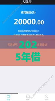 2025年借钱贷1002借钱贷，试试这五个最新借钱平台不看征信容易通过