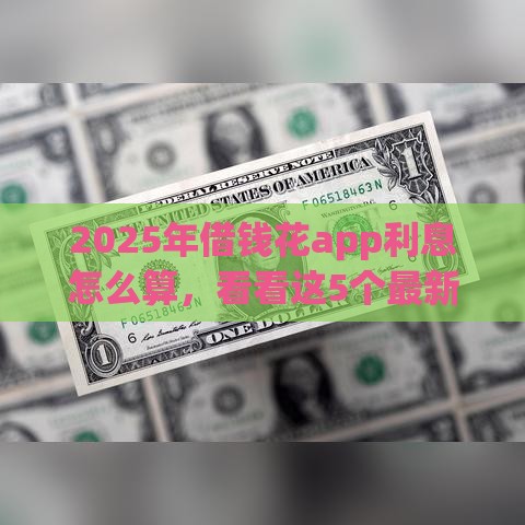 2025年借钱花app利息怎么算，看看这5个最新最快的贷款平台