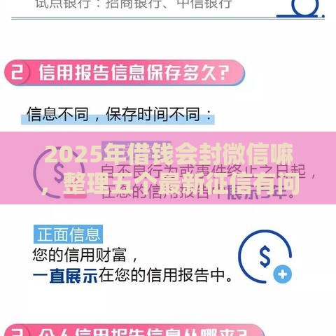 2025年借钱会封微信嘛，整理五个最新征信有问题还可以借钱出来的平台