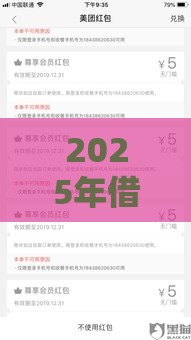 2025年借钱美团外卖怎么借钱，梳理五个最新平台能不查征信直接看出来借款额度